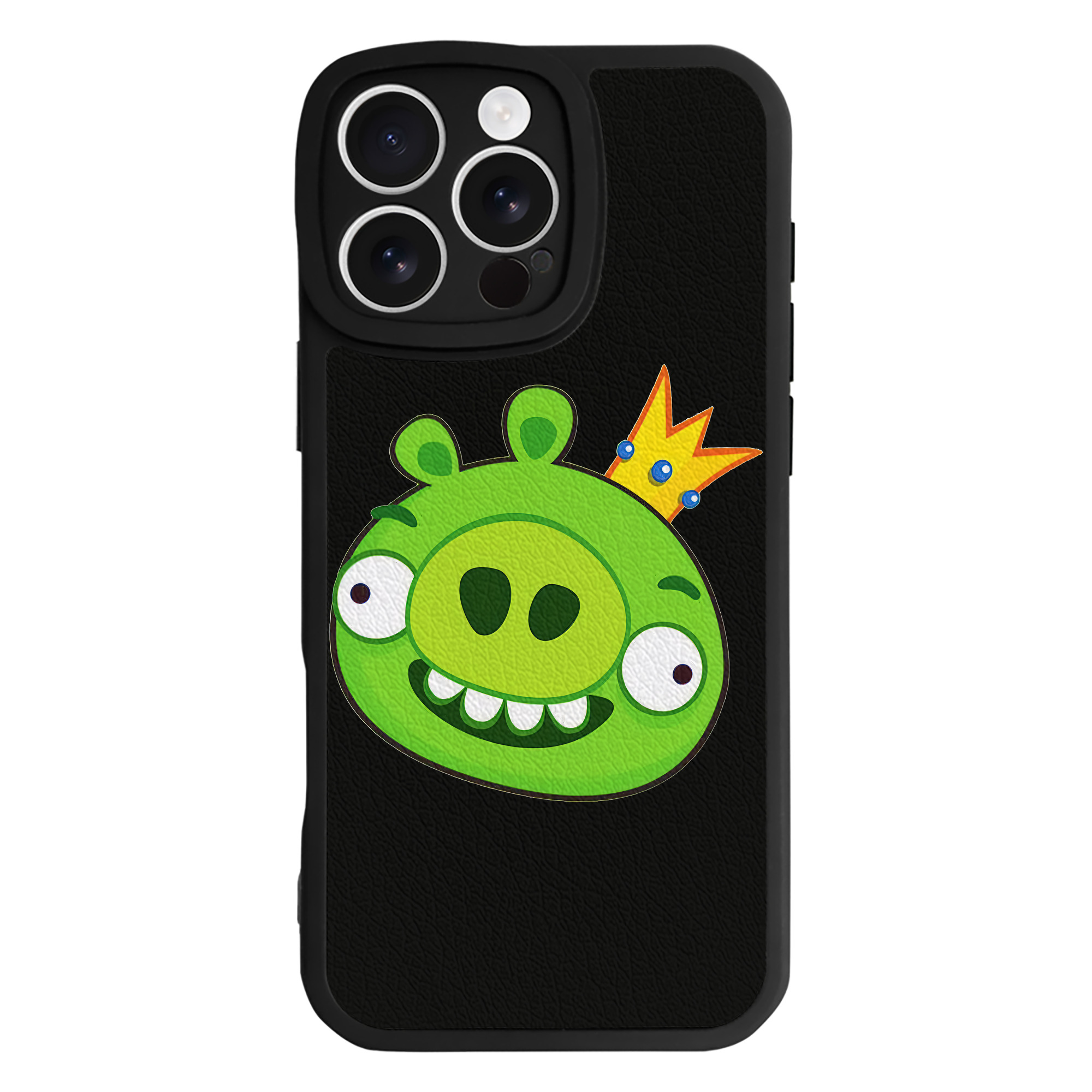 （画像用） Angry Birds アングリーバード 【iPhone 16シリーズ対応】シリコンスマホケース（レザー調） 材質：シリコン